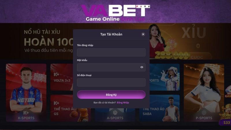 Hướng dẫn tham gia cá cược tại VABET.